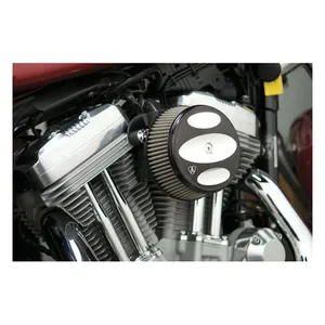 Arlen Ness Arlen Ness, Stage 1 Billet Sucker air cleaner kit. Black