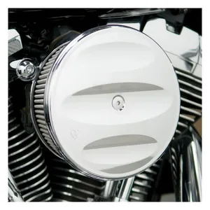 Arlen Ness Arlen Ness, Stage 2 Big Sucker air cleaner. Scalloped chrome