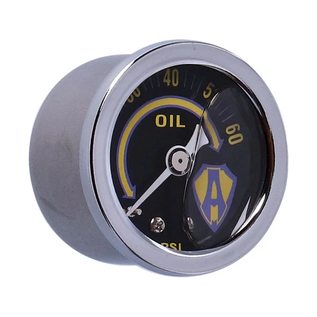 Arlen Ness NESS LIQ FIL OIL GAUGE#60
