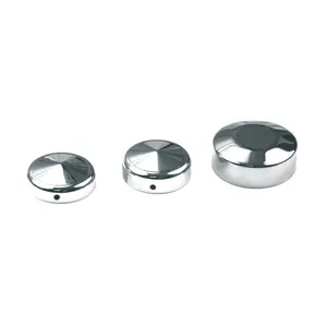 MCS Cover, fork stem nut FXR, FX, XL. Chrome