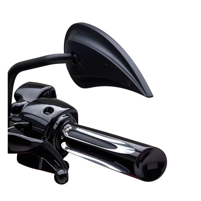 Arlen Ness Ness, billet Deep Cut Comfort grips. Black