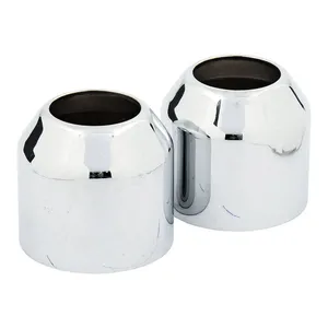 MCS Fork boot cover, chrome