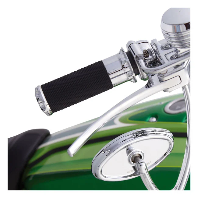 Arlen Ness GRIPS - BEVELLED - CABLE - CHR