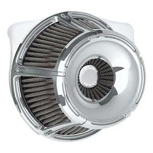Arlen Ness Arlen Ness, inverted air cleaner kit ''Slot Track''. Chrome