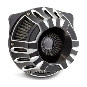 Arlen Ness Arlen Ness, inverted air cleaner kit ''Deep Cut''. Black CC