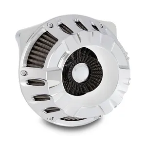 Arlen Ness Arlen Ness, inverted air cleaner kit ''Deep Cut''. Chrome
