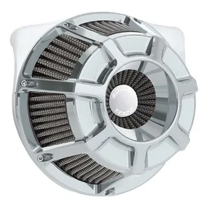 Arlen Ness Arlen Ness, inverted air cleaner kit ''Beveled''. Chrome