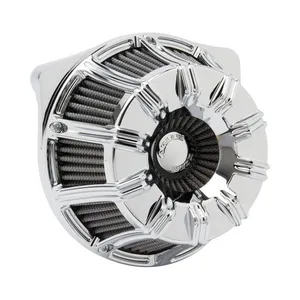 Arlen Ness Arlen Ness, inverted air cleaner kit ''10-Gauge''. Chrome