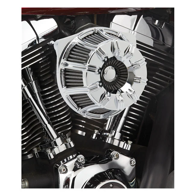 Arlen Ness Ness, inverted air cleaner kit ''10-Gauge''. Chrome