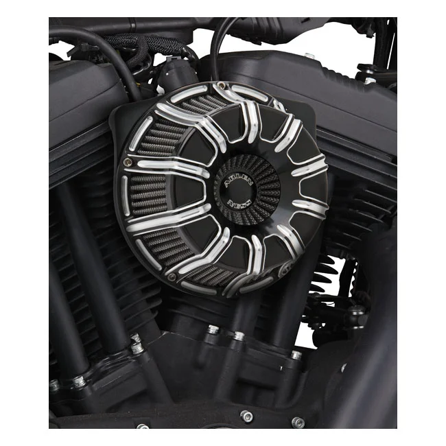 Arlen Ness Ness, inverted air cleaner kit ''10-Gauge''. Black CC