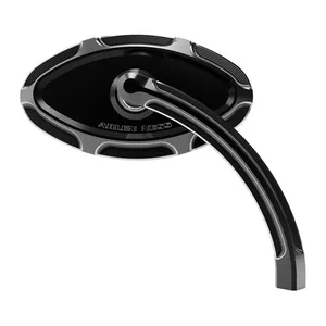 Arlen Ness Arlen Ness, Beveled cats eye mirror black