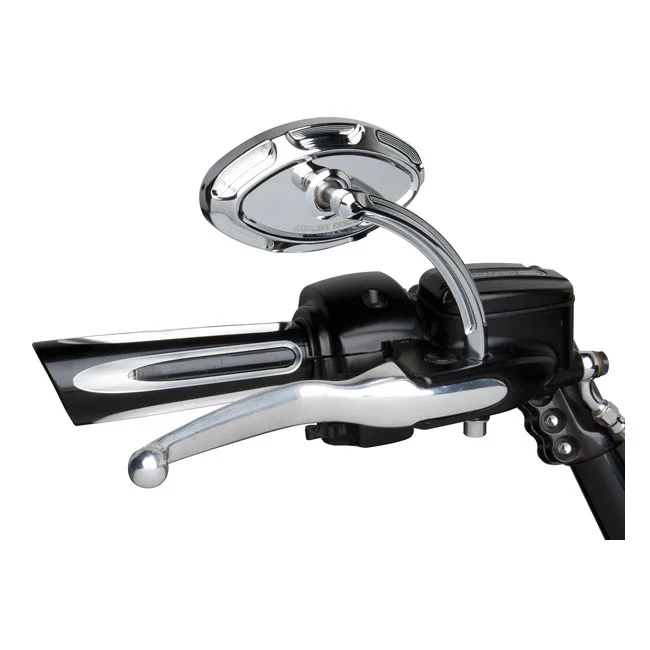 Arlen Ness Ness, Beveled cats eye mirror chrome