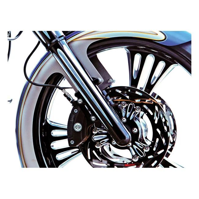 Arlen Ness Ness, 49mm hot legs dual disc deep cut, black