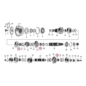 Jims JIMS, bearing mainshaft & countershaft