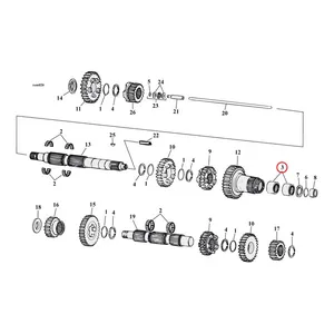 Jims JIMS needle bearing, mainshaft 5th gear