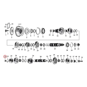Jims JIMS bearing, transmission closed end