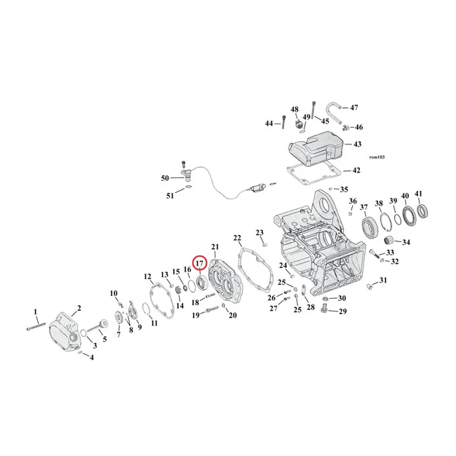 Jims Bearing, transmission trapdoor & engine balancer - 8992A
