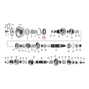Jims JIMS, bearing transmission mainshaft