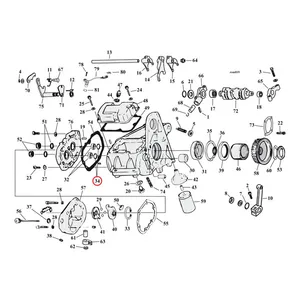 Jims JIMS retaining rings, transmission/front wheel bearing
