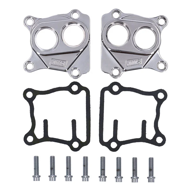 Jims Twin Cam billet tappet cover set. Polished - 17964-99