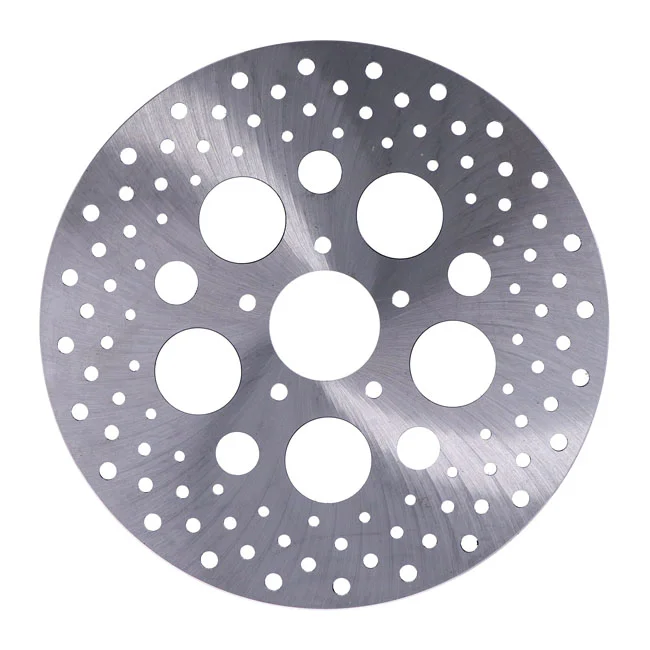 MCS Brake rotor L/R front, 11.5" drilled stainless - 44260-00