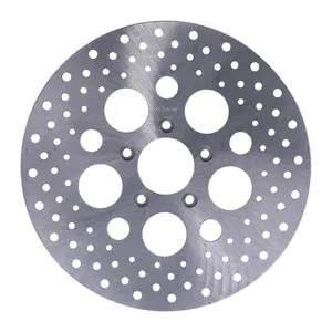 MCS Brake rotor L/R front, 11.5" drilled stainless
