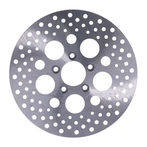 MCS Brake rotor rear. Stainless Drilled 11.5"