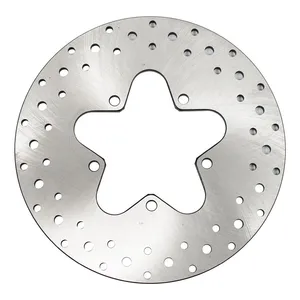 MCS Brake rotor drilled rear, 11.5". Stainless