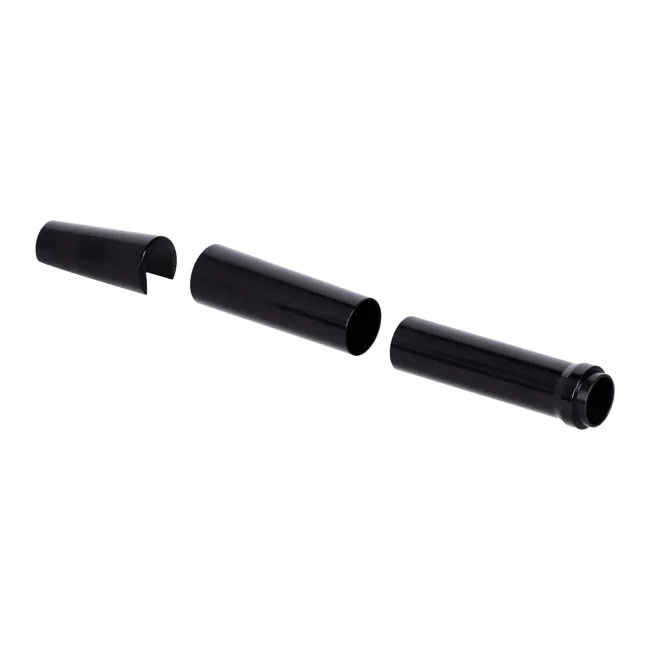 Jims Billet ''A Cut Above'' aluminum pushrod cover kit. Black - 17948-99