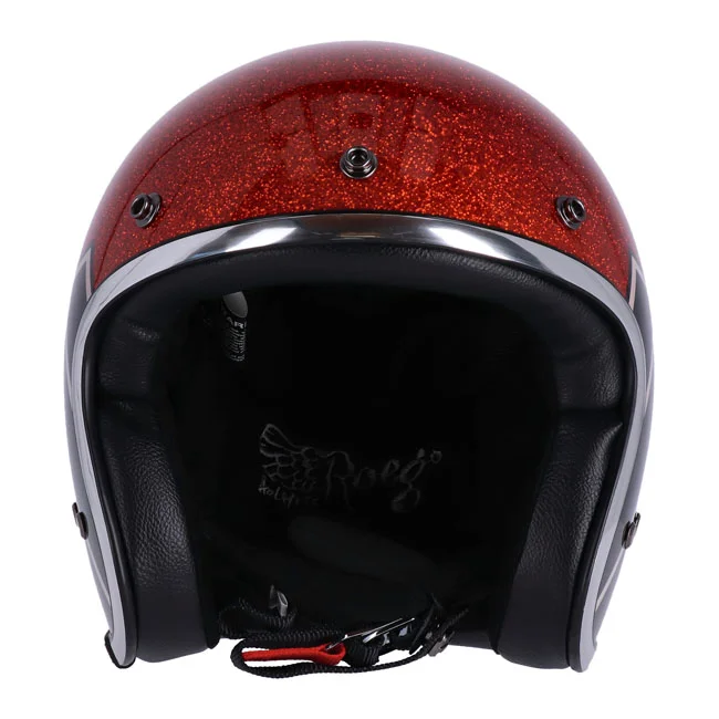 13 and a half company 1/2 Skull bucket helmet flake amber