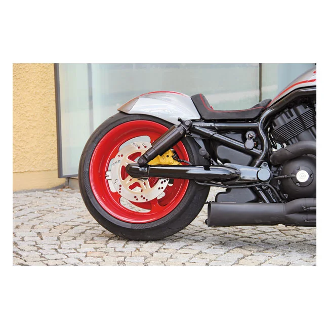 Cult-Werk Rear wheel axle cover kit. Gloss black