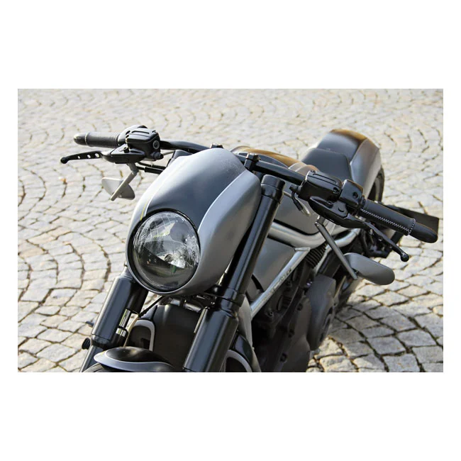 Cult-Werk 2-piece upper fork cover kit. Gloss black