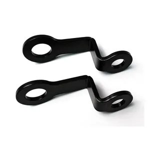 Cult-Werk Cult-Werk, turn signal mount kit. Rear. Double angled. Black