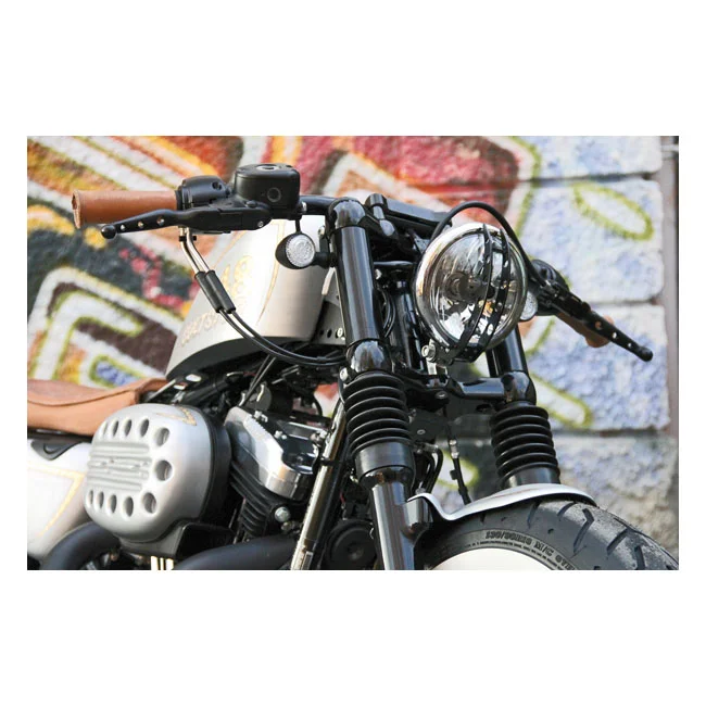 Cult-Werk 4-piece fork tube cover kit, gloss black