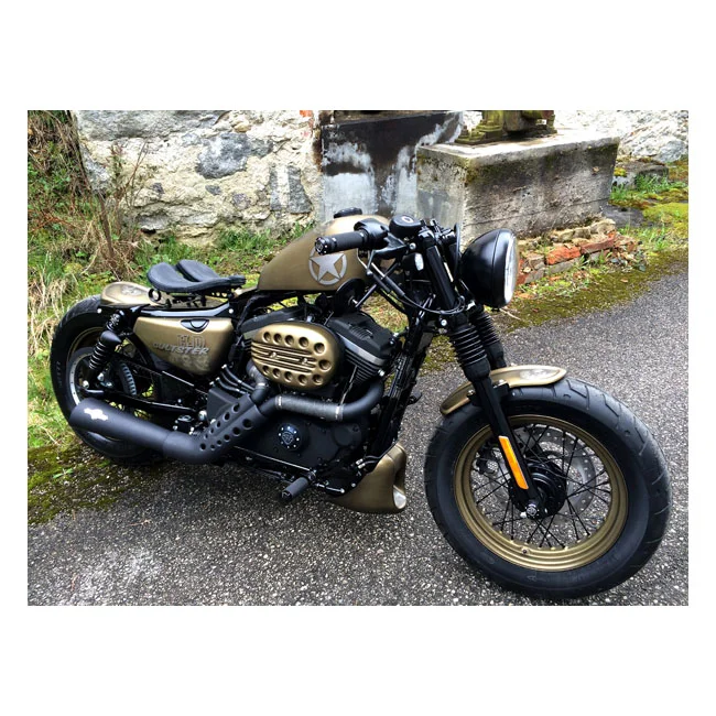 Cult-Werk ''Old School'' front fender. Gloss black - 60574-10