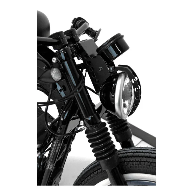 Cult-Werk 6-piece fork tube cover kit. Gloss black