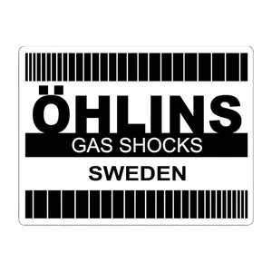 Öhlins Öhlins Retro sticker black