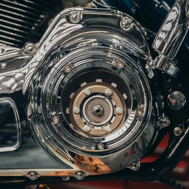 Trask Performance Assault series derby cover. Chrome