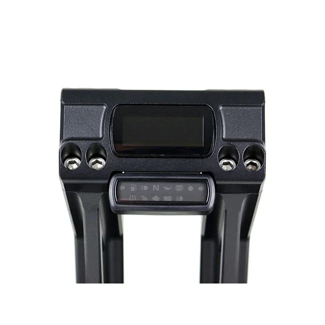 Kodlin Fastback risers for OEM digital speedo. 10". Black
