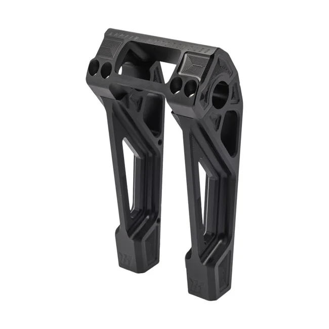 Kodlin Fastback risers for OEM digital speedo. 8". Black
