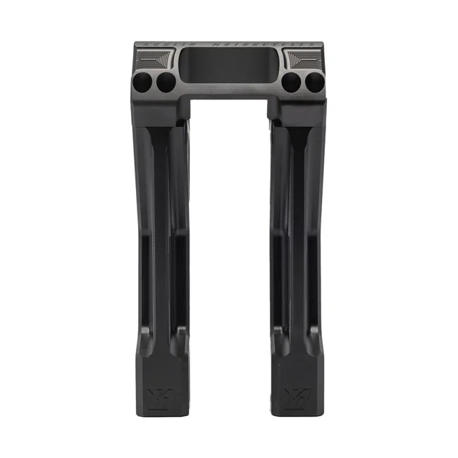 Kodlin Fastback risers for OEM digital speedo. 8". Black
