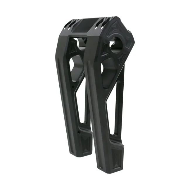 Kodlin Fastback risers for OEM digital speedo. 8". Black