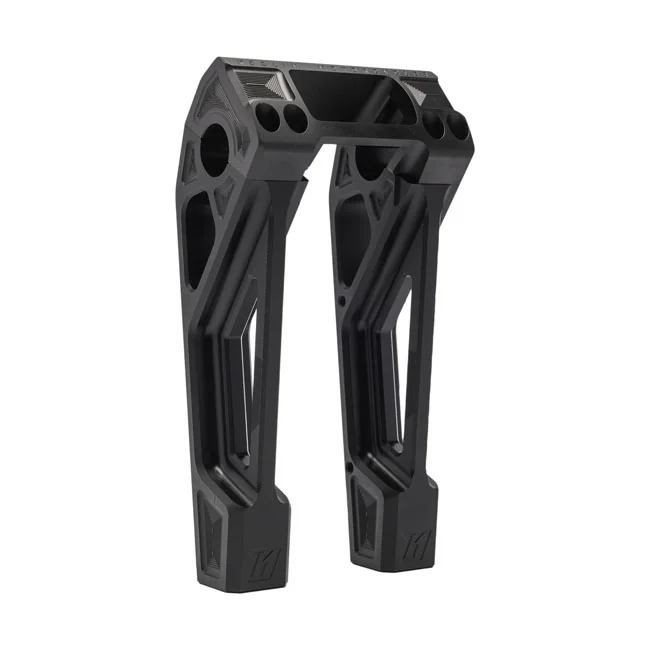 Kodlin Fastback risers for OEM digital speedo. 8". Black