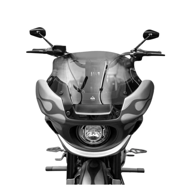 Kodlin Fastback risers for OEM digital speedo. 8". Black