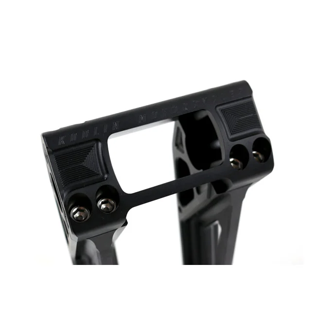 Kodlin Fastback risers for OEM digital speedo. 8". Black