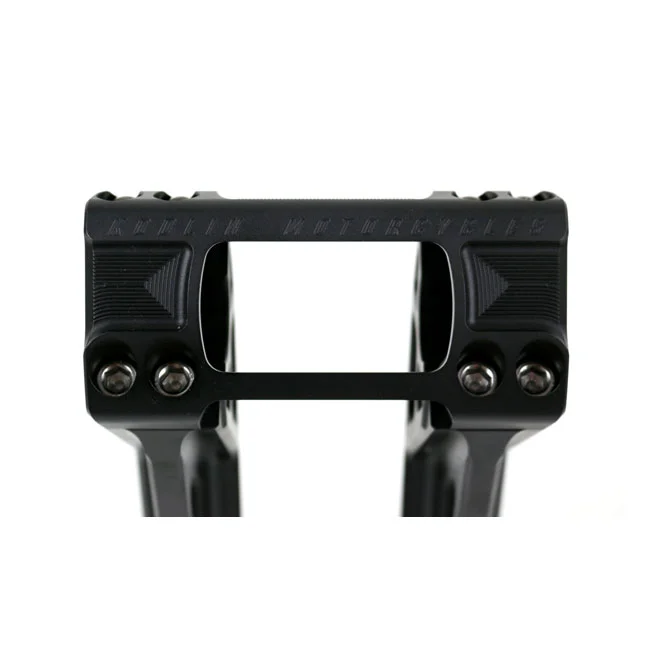 Kodlin Fastback risers for OEM digital speedo. 8". Black