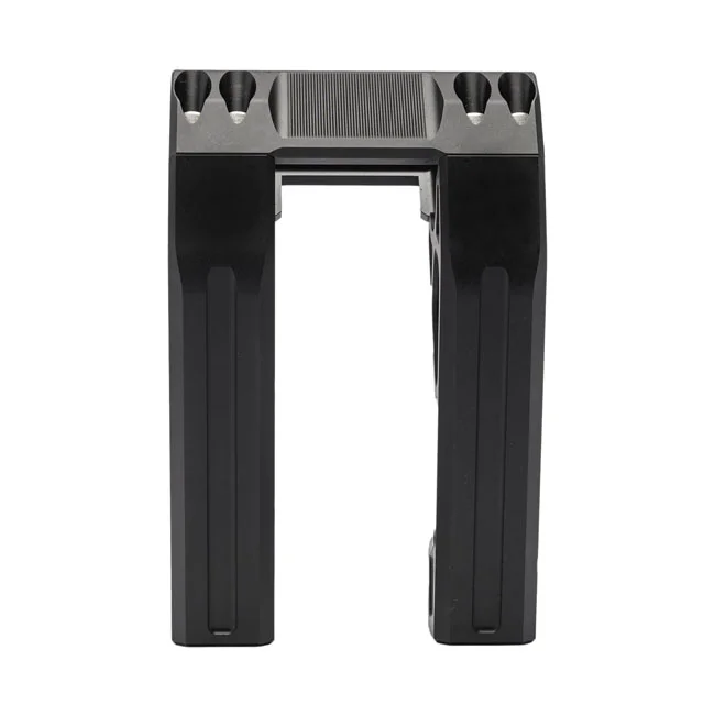 Kodlin Fastback risers for OEM digital speedo. 6". Black