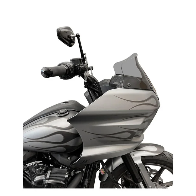 Kodlin Fastback risers for OEM digital speedo. 6". Black