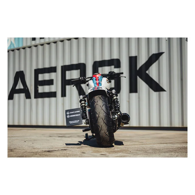 Cult-Werk Side mount license plate bracket, black. Germany