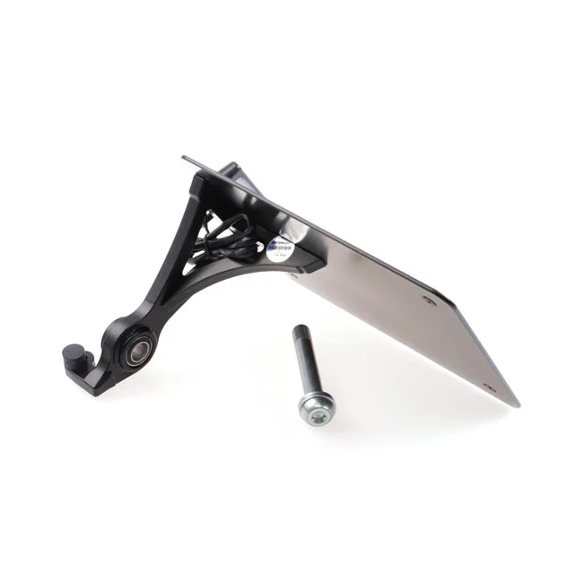 Cult-Werk Side mount license plate bracket, black. Austria